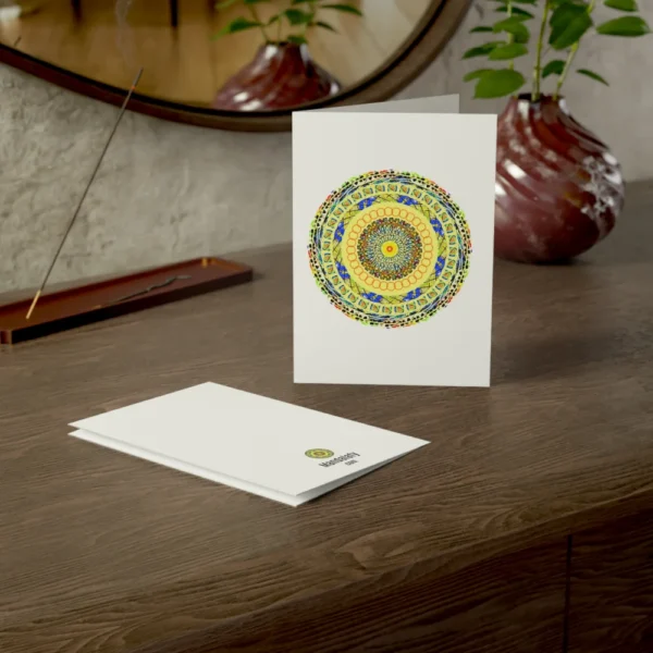Custom Mandala Greeting Cards (5"x7" Vertical) – Your Art, Your Message, Uniquely Yours - Image 3