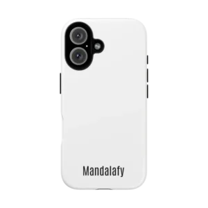 White iPhone 16 Tough Case – Protect Your Phone with Your Personal Art