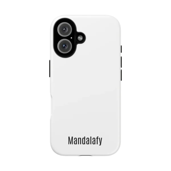 White iPhone 16 Tough Case – Protect Your Phone with Your Personal Art