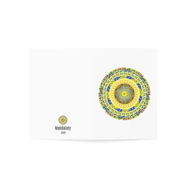 Custom Mandala Greeting Cards (5"x7" Vertical) – Your Art, Your Message, Uniquely Yours - Image 5