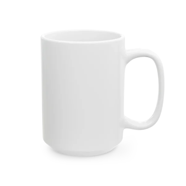 White Coffee Mug – Your artistic mandala will look great, printed on both sides