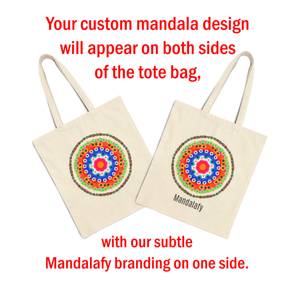 Natural Color Canvas Tote Bag – Your Mindful Creation, Your Everyday Carry - Image 2