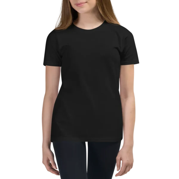 Black T-shirt, Youth - Stand out from the crowd: Your custom mandala shirt is a wearable piece of your personality