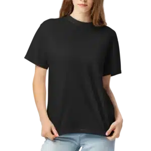 Black T-shirt (Adult Unisex, Relaxed Fit)
