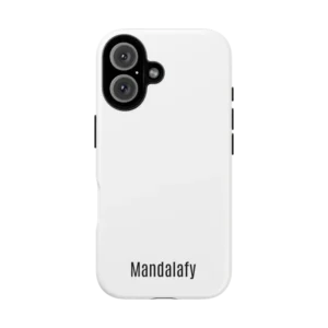 White iPhone 16 Tough Case