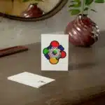 Greeting Cards (5"x7" Vertical), Mandala Puzzle Pieces