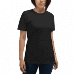 Black T-shirt, Custom Text (Adult Unisex, Modern Fit)