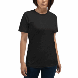 Black T-shirt, Personalized Wording (Adult Unisex)