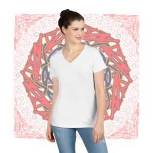 T-shirt, V-Neck (Women's deep cut)