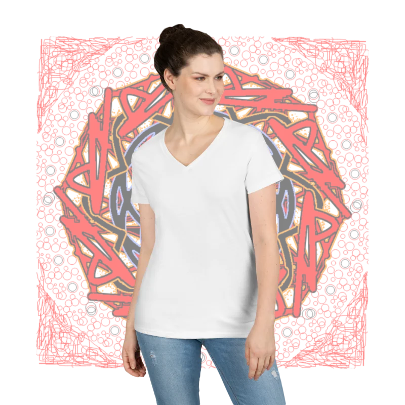 T-shirt, V-Neck (Women's deep cut)