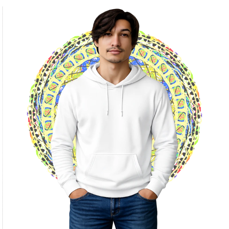 Hoodie, Three-Panel Fleece (Adult Unisex)